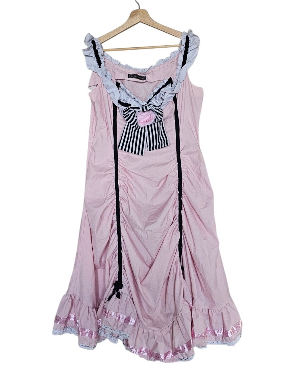 Fanplusfriend Garden Pink Ruffle Lolita Cosplay Black Butler Ciel Dress US20